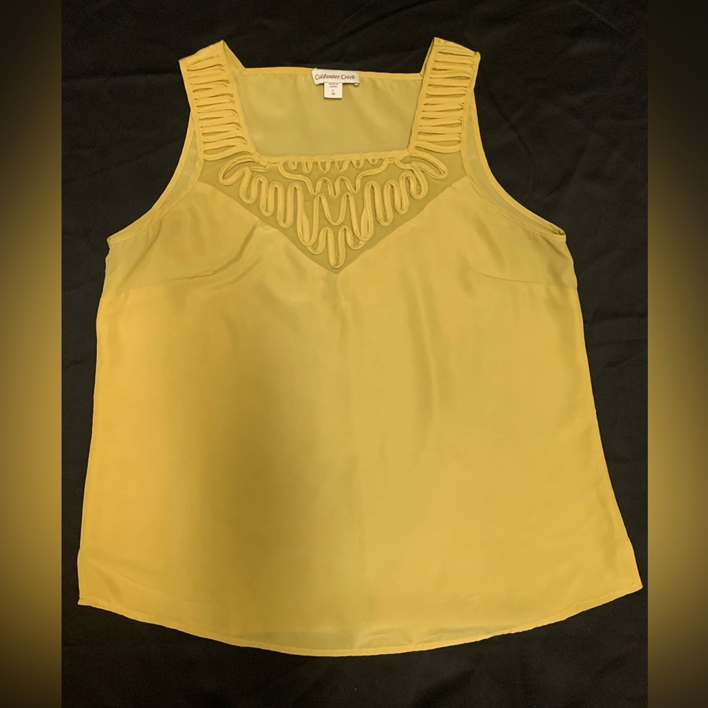 Coldwater Creek Sleeveless Blouse Size Large
